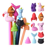 Mr. Pen- Gomas De Borrar Animal Topper, Paquete De 22, Paque