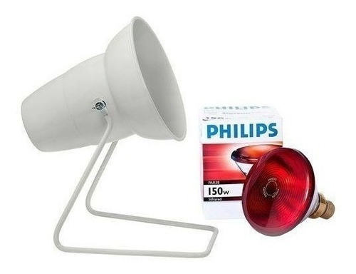 Kit Fisioterapia Suporte Infra + Lamp. Philips 150w 127v