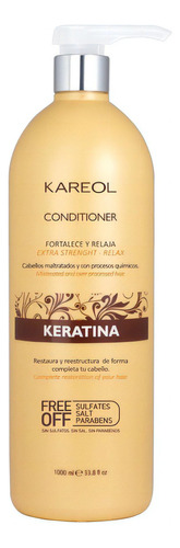  Kareol Keratina Acondicionador· Restaura Fortalece Nutre 1lt
