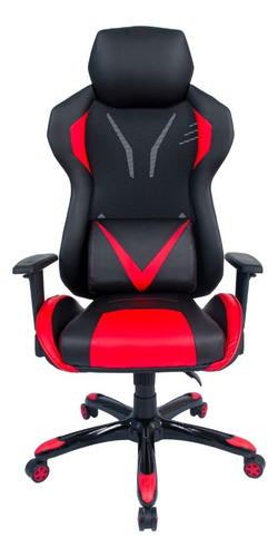Cadeira Gamer Pelegrin Reclinável Pel-3015 Preta E Vermelha