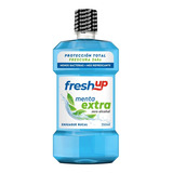 Enjuague Bucal Fresh Up Menta Extra - Pack X 4u De 250ml C/u