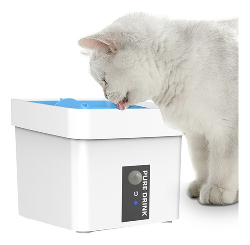 Bebedouro Fonte Agua Sensor Automatico 1,5l Pet Gato Caes
