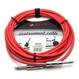 Cable Reforzado Para Guitarra 15 Pies Cm-12 Color Rojo