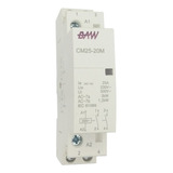 Contactor Modular 1 Din Bipolar 25a 220v Baw