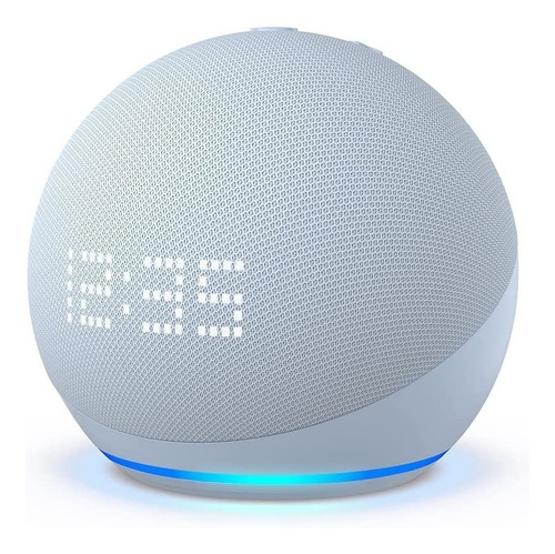 Echo Dot 5ª Geração Com Relógio Smart Speaker Com Alexa Disp
