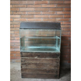 Acuario 60 Litros + Mueble + Caja De Luz