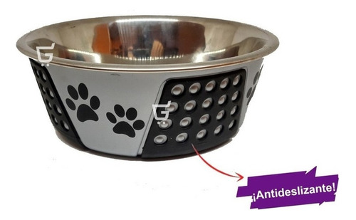 Plato Antireflujo Con Antideslizante Para Perros