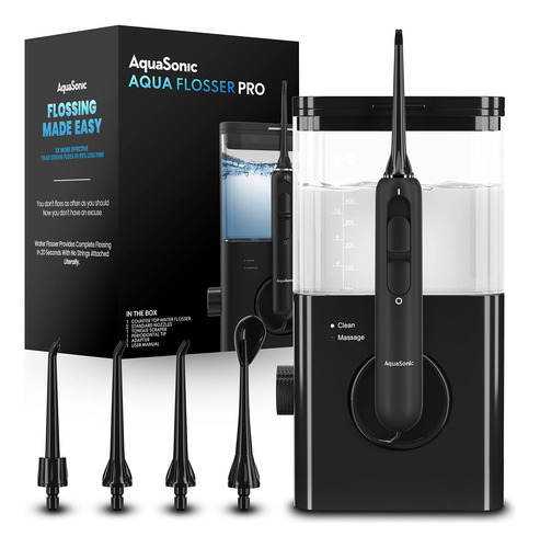 Irrigador Dental Profesional Con Depósito De Agua -negro