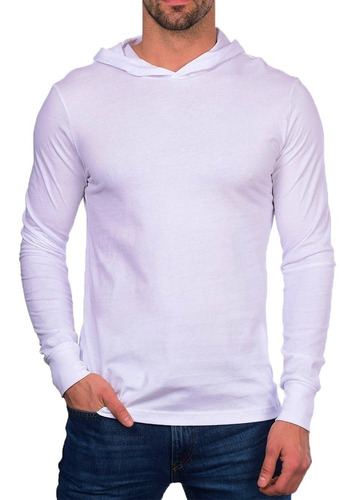 Blusa Camisa Camiseta Blusa Masculina Gola O Capuz Lisa