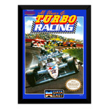 Quadro Nes Game Al Unser Jr. Turbo Racing