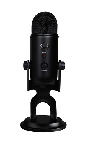 Micrófono Profesional Blue Yeti Blackout Condensador Stream