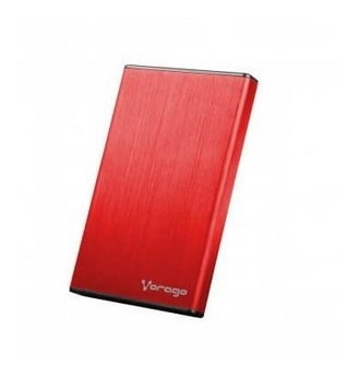 Enclosure Vorago Hdd-201 - Usb 3.0, 2.5 Pulgadas, Rojo