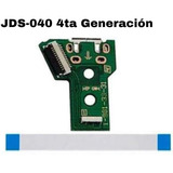 Centro De Carga Jds-040 + Flex 12 Pines Compatible Con Ps4