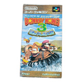 Jogo Super Famicom Donkey Kong 3 Cib Japonês Original 