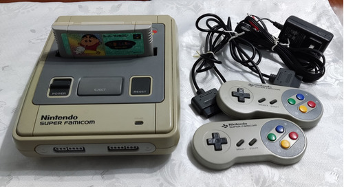 Super Famicom Shvc-cpu-01 Com 2 Controles Originais + Jogo