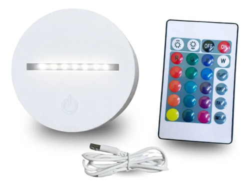 Base Preta Para Luminária De Led - Kit 10 Peças
