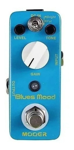 Mooer Pedal De Efecto P/ Guitarra Blues Overdrive Blues Mood