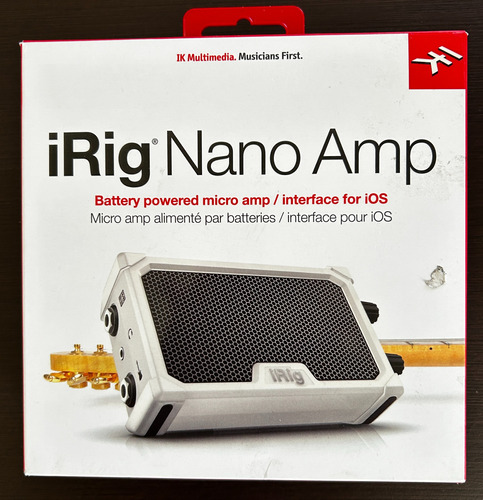 Mini Amplificador E Interface De Audio  Guitarra I Rig Nano