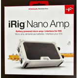 Mini Amplificador E Interface De Audio  Guitarra I Rig Nano