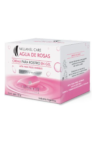 Combo Crema Facial Agua De Rosas+ Suero Hidratante Millanel