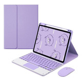 Funda+teclado Táctil+mouse Para iPad Pro 11 Inch 2021/2020