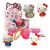 Muñeco Squishi C Taza Hello Kitty Cappuccino - X1 Sorpresa