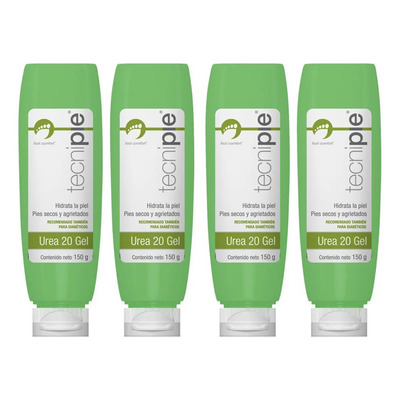 Kit 4 Urea 20 Gel Pies Hidratante Deja Piel Suave | Meses sin interés