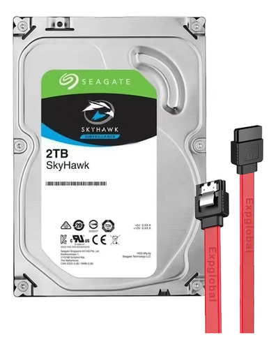 2tb Disco Duro Interno Seagate Skyhawk3.5 7200(st2000vx008)