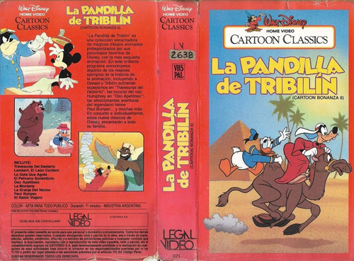 La Pandilla De Tribilin Vhs Walt Disney Cartoon Bonanza 6