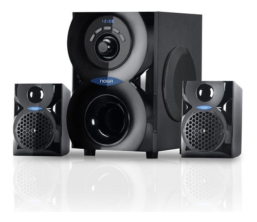 Parlantes Noganet Spark 2.1 Bluetooth Fm Sd Usb Mp3 Remoto