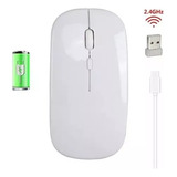 Ratón Silencioso 2.4g Wireless Recargable Portátil