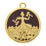 Medalha Pingente Orixá Xangô