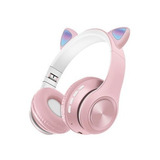 Audífonos Bluetooth Inalambricos Diseño Oreja De Gato