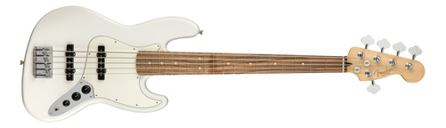 Fender Jugador De 5 Cuerdas Jazz Bass, Blanco Polar, Diapas.