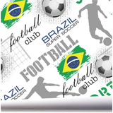 Papel De Parede Soccer Jogo Futebol Quarto Menino Bola A670