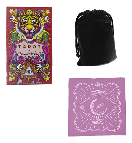 Tarot De El Dios De Los Tres En Español Con Saco Y Mantel