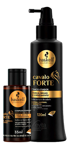 Haskell Cavalo Forte Complexo Fortalecedor + Tônico Capilar