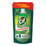 Detergente Cif Active Gel Limón Verde Concentrado Repuesto 450 ml