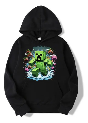 Sudadera Con Capucha De Moda Casual Sudadera Creeper Animado