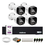 Kit 4 Câmeras Vhd 1220b Colorvu Intelbras, Dvr 3004c, Hd 1tb