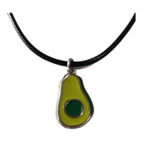 Collar Palta Aguacate Dije Aleacion + Collar Tipo Soga (g3)