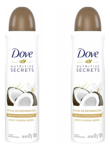 Kit X 2 Dove Nutritive Secrets Ritual De Reparacion 150ml