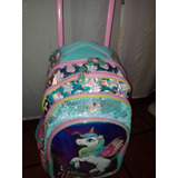 Mochila Carrito Footy Con Luz 