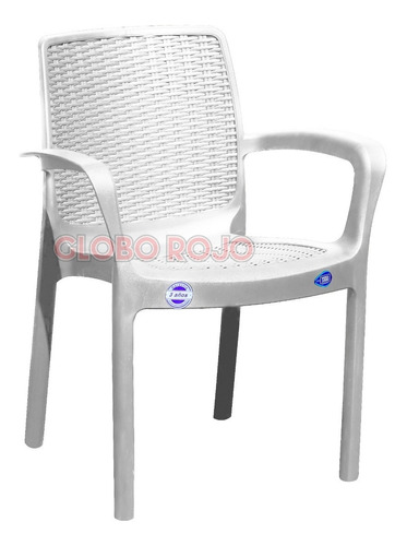 Sillon Plastico Reforzado Simil Ratan Guinea 135kg