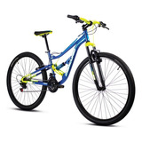 Bicicleta Mercurio Kaizer Dh Rodada 29 Doble Suspension 21 V Color Azul