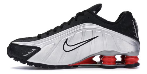 Shox R4 Black Metallic Silver Original. Talla: 8 Usa - 26 Cm