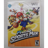 Mario Sports Mix Nintendo Wii Estojo Vazio Original 