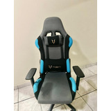 Cadeira Gamer Husky Gaming Cacing Azul E Cinza