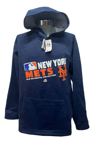 Sudadera Hoodie Original Mlb Beisbol Mets De Nueva York