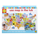 Mapa De Alex Bath Usa En La Actividad De Baño Para Niños The